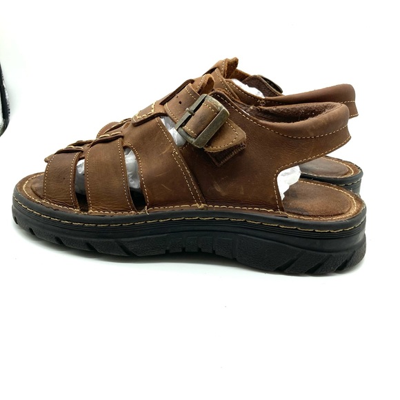 Men’s Red Stone Fisherman Vintage Sandals - Picture 16 of 16